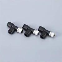 Push Pneumatic Tee Run Pria-dalam Pemasangan